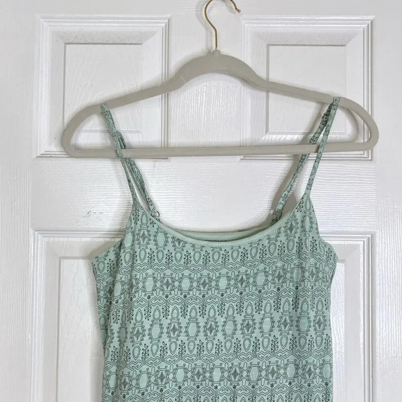 TOAD & CO Long Island Dress Mint Green Maxi Tank Size Small Tencel Cotton Summer - Picture 4 of 9